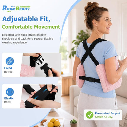 RoamReady Post Mastectomy Pillow After Breast and Heart Surgery Recovery