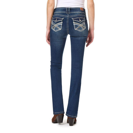 WallFlower Women's Plus-Size InstaStretch Curvy Bootcut Jeans, Chrystie, 24
