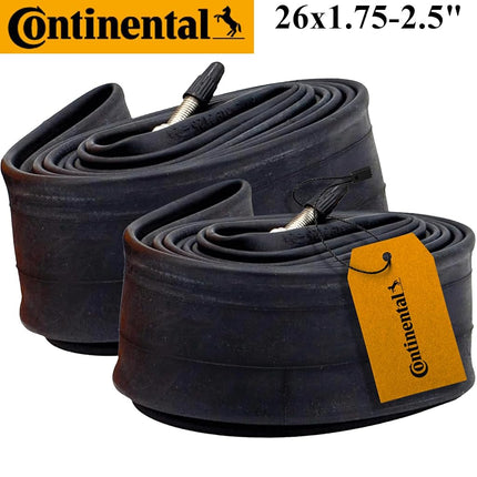 Continental MTB 26x1.75-2.5" / 559x47-62c Inner Tubes - 42mm Presta Valve (Pack of 2 Bulk)