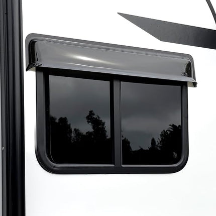 Déflecteur de pluie et pare-soleil RainBlade pour fenêtre de camping-car (convient aux fenêtres de 50 à 63,5 cm de large)
