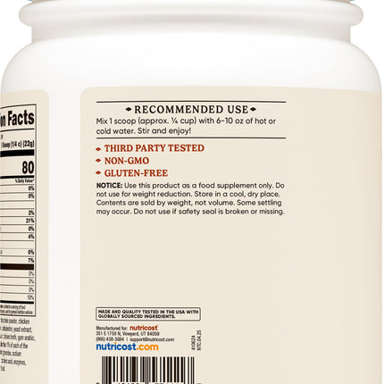 Nutricost Chicken Bone Broth Protein (Chicken Flavour, 20 Servings)