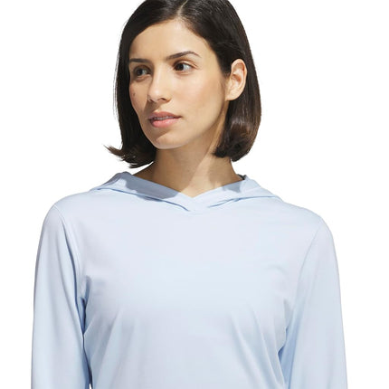 adidas Womens Performance Golf Hoodie Casual Outerwear Casual - Blue