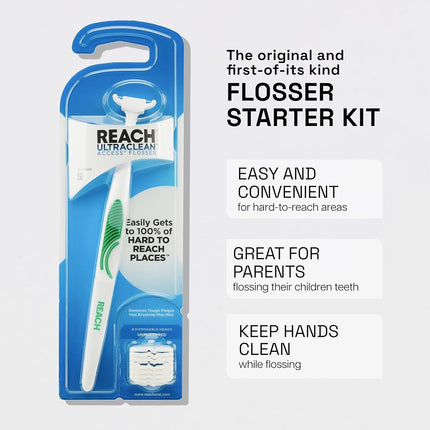 REACH Ultraclean Access Flosser Starter Pack