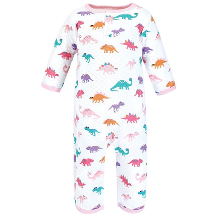 Grenouillère matelassée de qualité supérieure Hudson Baby unisexe pour bébé, motif Cuteasaurus, 0-3 mois