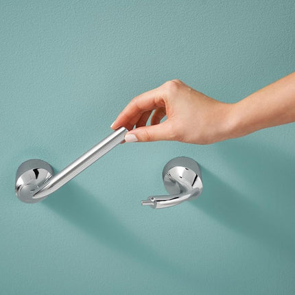 Moen MY3708CH Idora Double Post Pivoting Toilet Paper Holder, Chrome