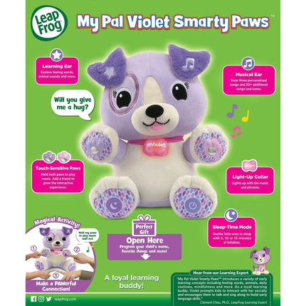 LeapFrog Mi Amiga Violeta Perrito Inteligente, Pequeño
