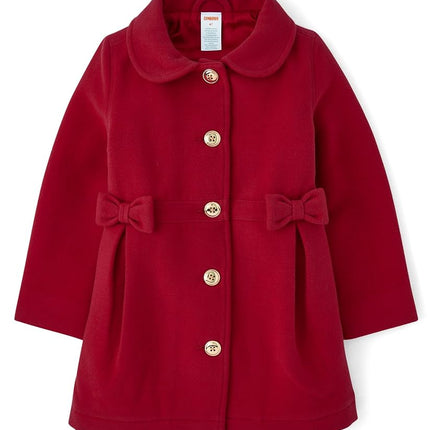 Gymboree Girls and Toddler Dressy Coat, Red, 12