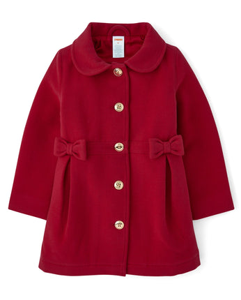 Gymboree Girls and Toddler Dressy Coat, Red, 10
