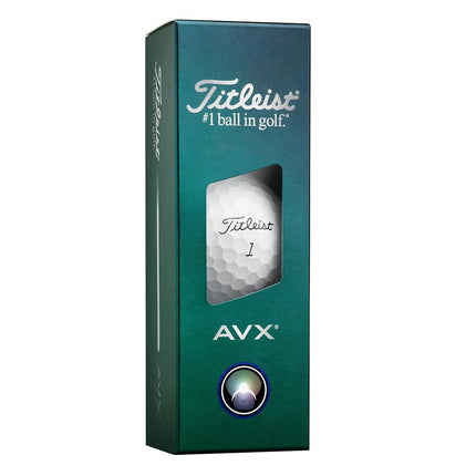 Titleist AVX Golf Ball, Pack of 12, White, Numbers 1-4