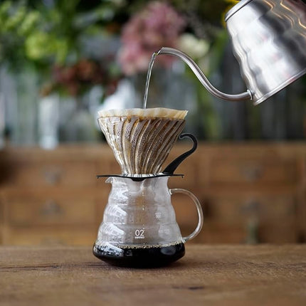 Hario VDG-02B Glass Coffee Dripper, Black