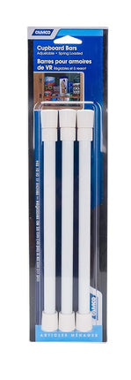 Camco 44063 Cupboard Bars, Set of 3