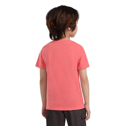 Hurley Boys' Soft Basic Cloud Slub T-Shirt, Faded Coral, X-Large