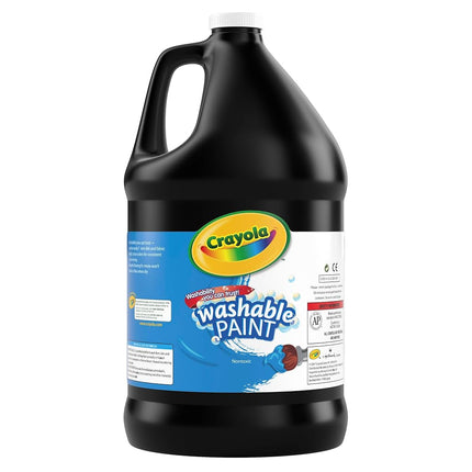 Crayola 54-2128-051 Washable Paint, Gallon Size, Black