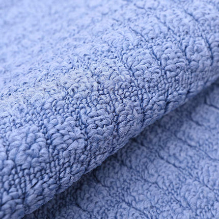 COSYHOMER 39x20 Half Round Kitchen Rug,Non Slip Washable Mat,Blue 1PC