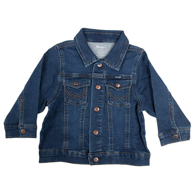 Wrangler Baby Classic Denim Jacket, Dark Blue, 2