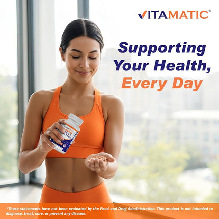 Vitamatic Green Tea Extract with Vitamin C, 25X Concentrate, 98% Polyphenols, 80% Catechins, 50% EGCG, 180 Vegetable Capsules