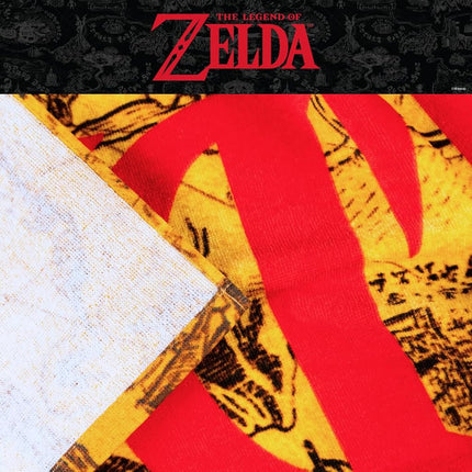 Franco Collectibles Nintendo The Legend of Zelda Gaming Super Soft Cotton Bath/Pool/Beach Towel, 60 in x 30 in, (Officially Licensed Product)