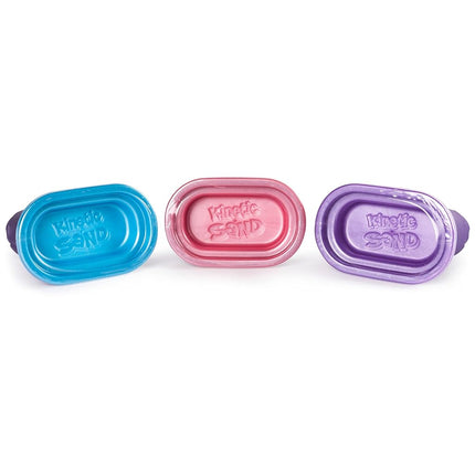 Kinetic Sand, Shimmer Sand 3 Pack with Molds and 12oz of Kinetic Sand