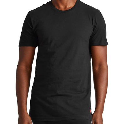 Polo Ralph Lauren Slim Fit Men's Cotton Crew Tee Tank Top (Pack of 3), Andover Heather/Polo Black, Madison Heather/Polo Black, Polo Black/Red, M