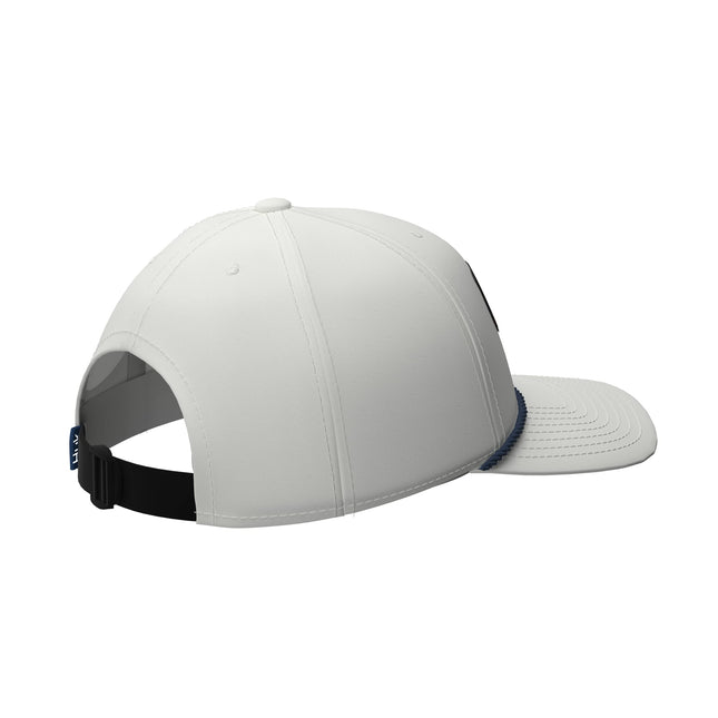 HUK Rope, Unstructured Adjustable Fishing Hat for Men, American Huk - White, One Size