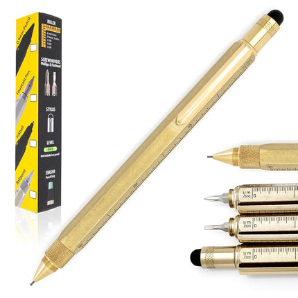 MONTEVERDE USA 9-in-1 Tool Mechanical Pencil in Br