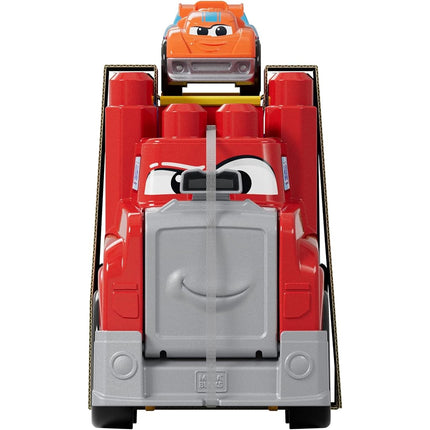 MEGA BLOKS First Builders Build & Race Rig Toddler Blocks Toy