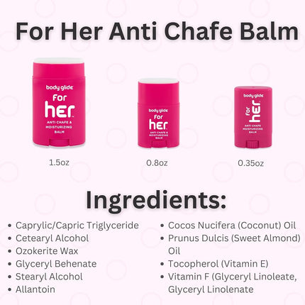 Body Glide for Her 1.5oz Anti Chafe Balm