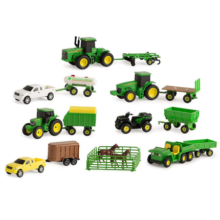 TOMY 35265B Ensemble de véhicules John Deere, multicolore