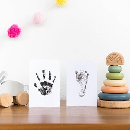 Pearhead 4-Pack Clean-Touch Ink Pad Kit, Mess-Free Inkless Hand and Footprint, Baby Foot Printing or Cat and Dog Paw Print, Suitable for Babies and Pets