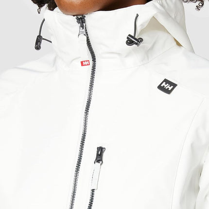 Helly Hansen Women's W Long Belfast Jacket, White, XS