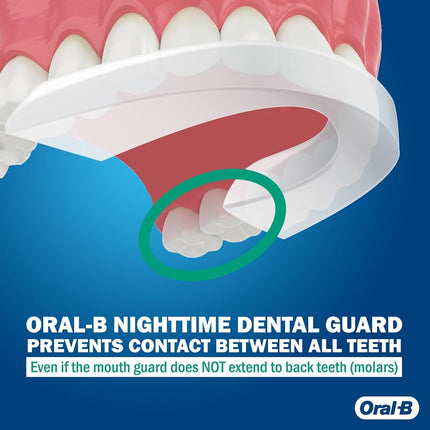 Oral-B Nighttime Dental Guard, Less Than 3-Minutes for Custom Teeth Grinding Protection with Scope Mint Flavor, Standard
