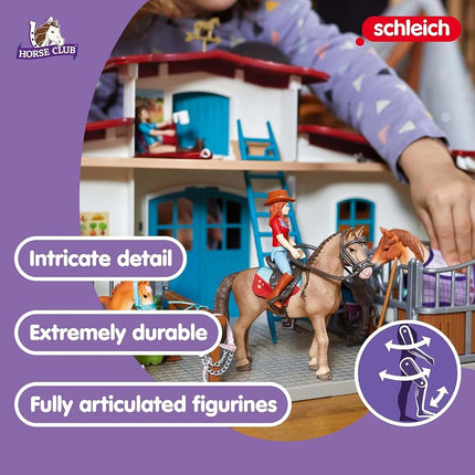 Schleich Horse Club - 115Pc Lakeside Riding Center - Kids Ages 5+ | 42567