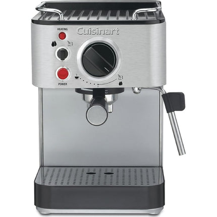 Cuisinart EM-100NP1 1.66 Quart Maker Espresso Machine, Stainless Steel, Manual