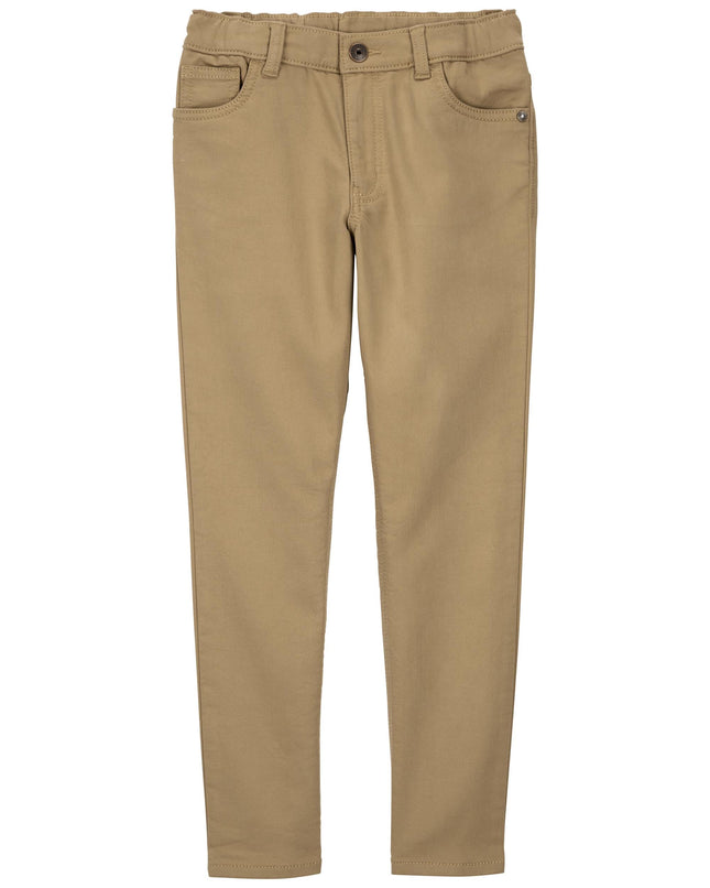 OshKosh B'Gosh Boys' Slim Stretch Chino Pants, Kha