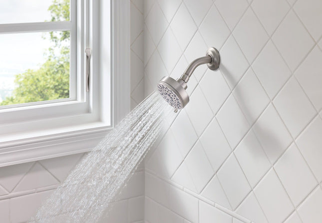 Ignite 5 Setting Spot Resistant Brushed Nickel Showerhead