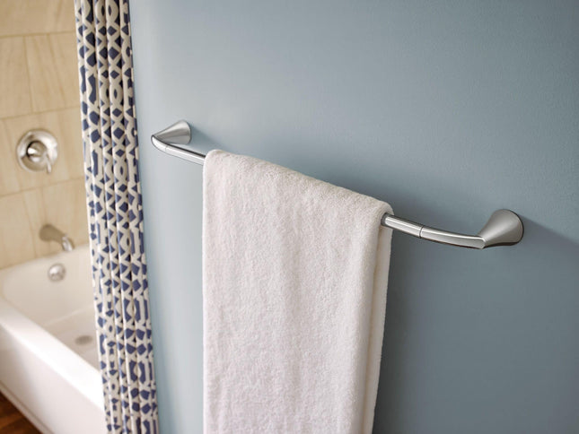Moen YB2324BN Glyde Barre porte-serviette, 24 po, nickel brossé