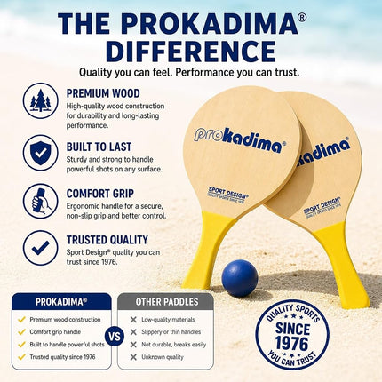 Pro Kadima Paddleball Beach Set