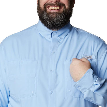 Columbia Men's Plus Tamiami II Long Sleeve Shirt, Sail - 1X Big