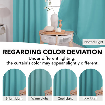 Cortinas Opacas Deconovo con Pestaña Trasera y Bolsillo para Barra para Dormitorio, Cortinas Largas con Aislamiento Térmico de 70 Pulgadas de Ancho para Sala de Estar, 70x84 Pulgadas, Verde Salvia, 2 Paneles