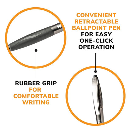 Bic Glide Black Retractable Ballpoint Pens, Medium Point (1.0mm), 12-Count Pack, Ultra Smooth Writing Black Pens