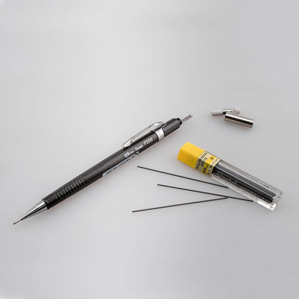 Pentel Sharp Mechanical Pencil, (0.9mm), Metallic Graphite Barrel, Box of 12 (P209MN)