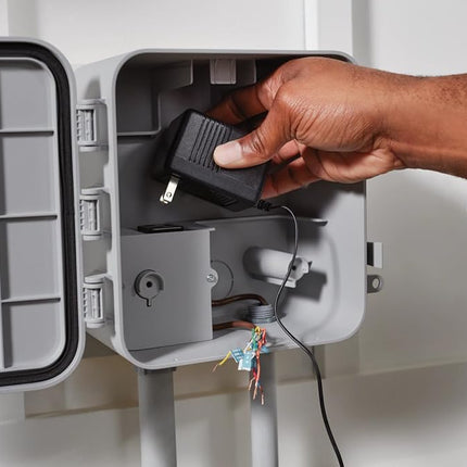 Moen Gray Outdoor Enclosure for Moen Smart Sprinkler Controller, Durable Water-Tight Box, WIACC001G1USA