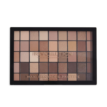 Makeup Revolution, Maxi Reloaded, Eyeshadow Palette, Ultimate Nude Tones, 45 Shades, 60.8 g