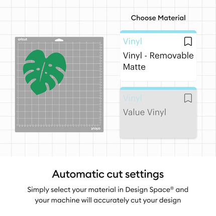 Cricut Value Removable Adhesive Vinyl, 30.5 cm x 3 m, White, Ideal for Personalised Decals, Labels & DIY Crafts, Removes Without Residue for All Cricut Cutting Machines