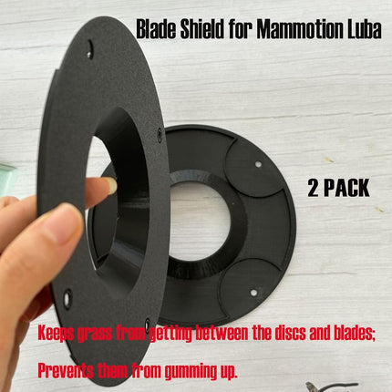 JILINWEI Protector de cuchillas para Mammotion Luba, 2 protectores de cuchillas para Luba, evita que la hierba se meta entre los discos y las cuchillas