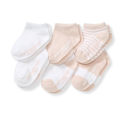 Burt's Bees Baby Socks, 6-Pack Ankle Or Crew with 