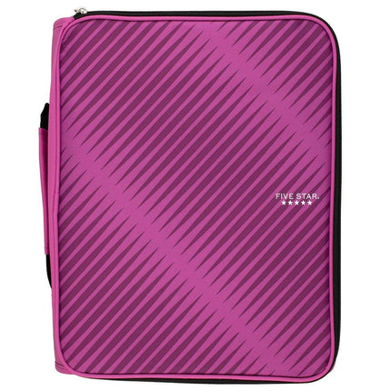 Five Star Zipper Binder, 2 Inch 3-Ring Binder, 6-P