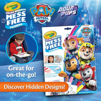 Crayola colour wonder mess colouring set PAW PATROL