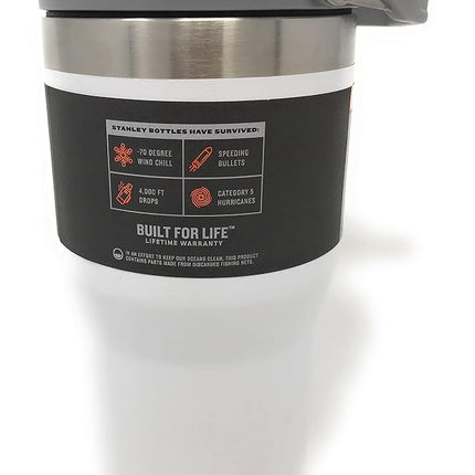 STANLEY IceFlow Stainless Steel Tumbler with Straw, Vacuum Insulated Water Bottle for Home, Office or Car, Reusable Cup with Straw Leakproof Flip