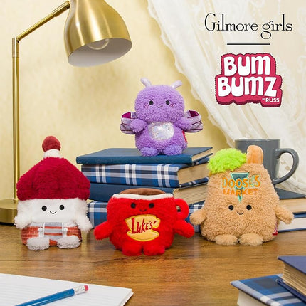 BumBumz 4.5-inch Gilmore Girls 4-Pack - Luke’s Coffee Mug, Gazebo, Dragonfly, and Doose’s Market Bag - Ages 3+